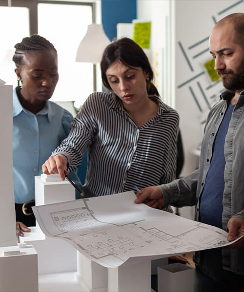 Team planning a projects